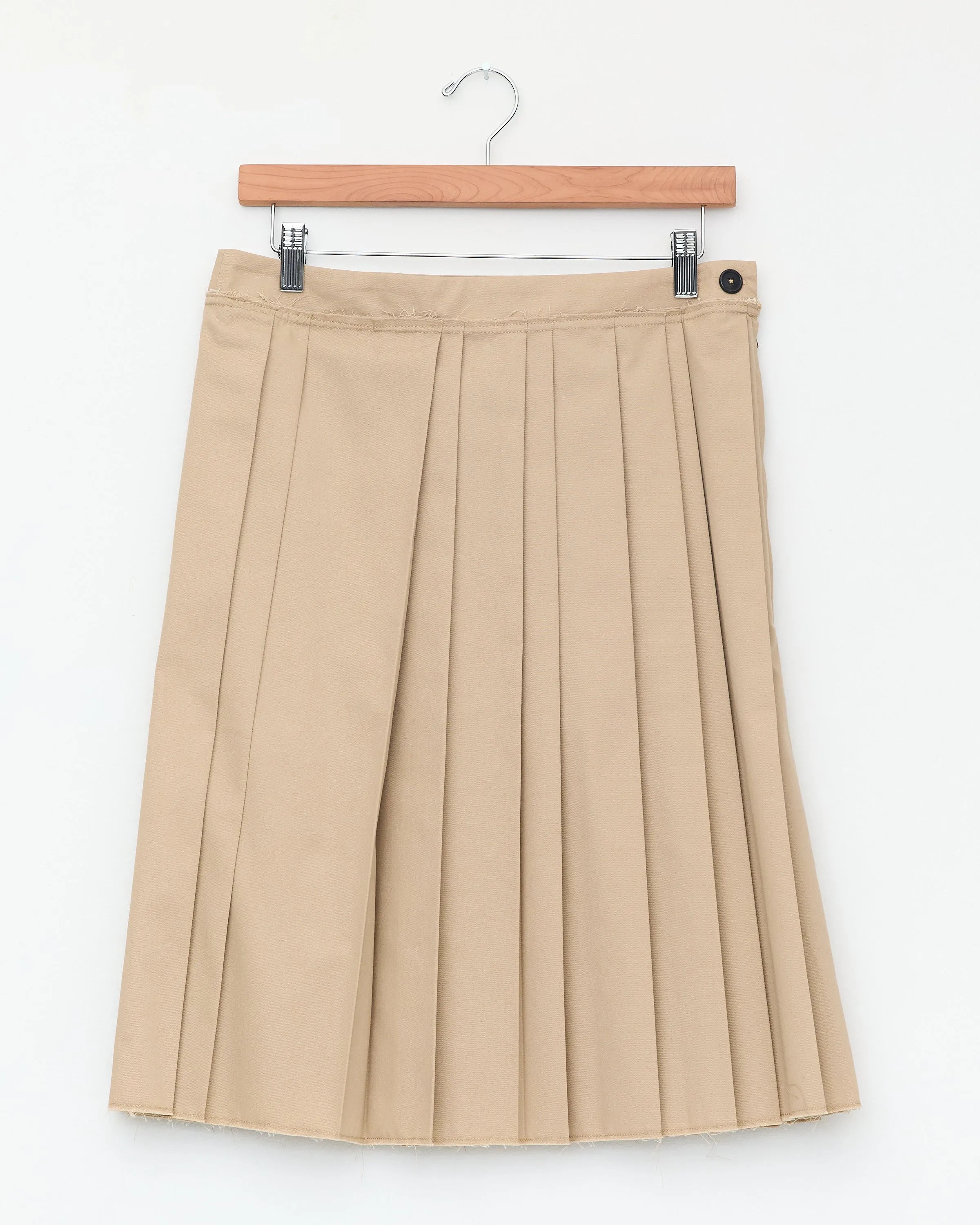 Pleat Skirt, Sand