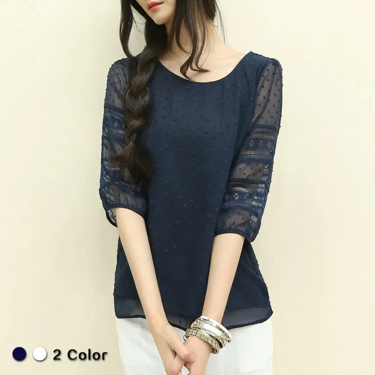 plus size sheer blouses short sleeve chiffon shirts big size women clothes Womens tops fashion
