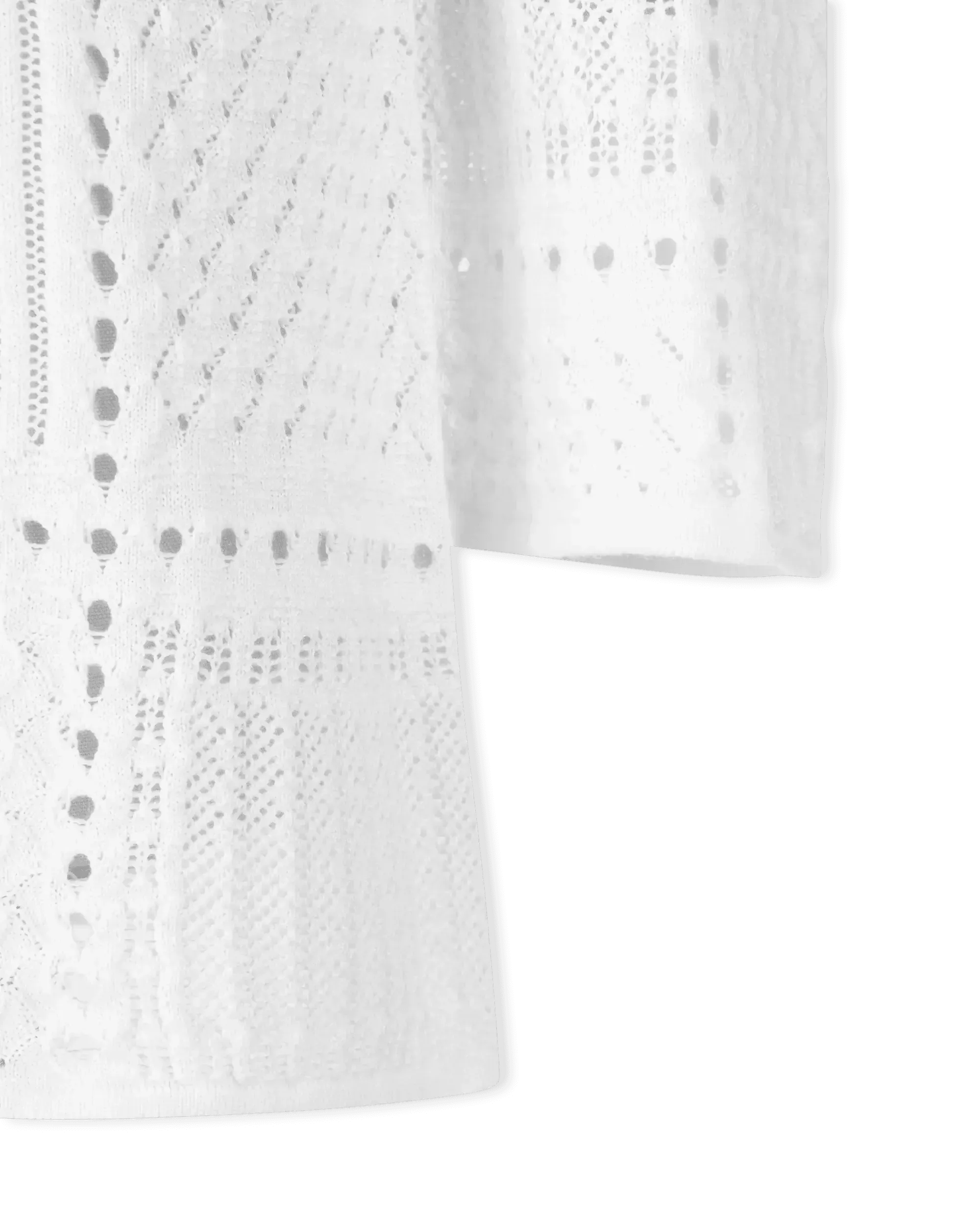 Pointelle Long Sleeve Dress