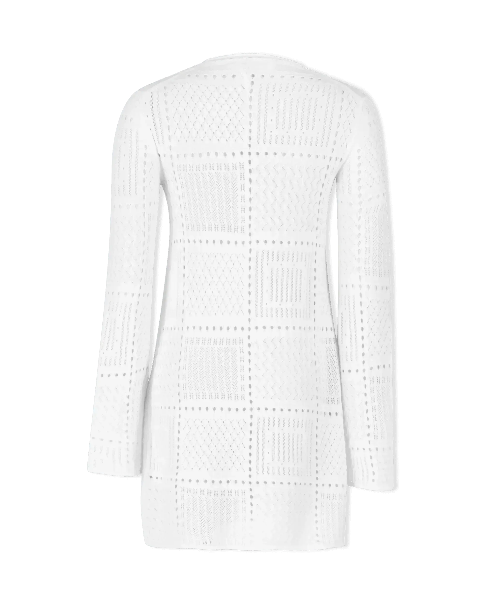 Pointelle Long Sleeve Dress