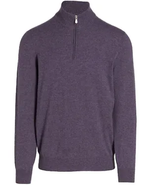 Purple Quarter Zip Sweater