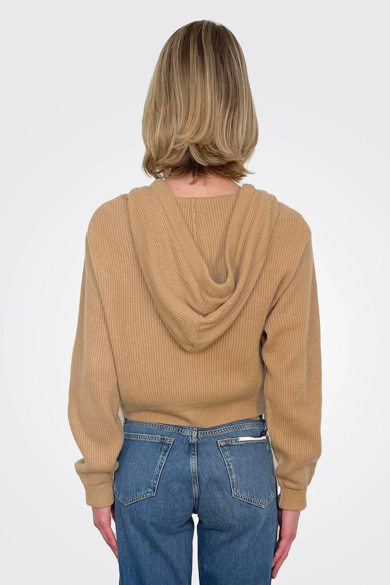 Raja Stitchy Hoodie - Camel