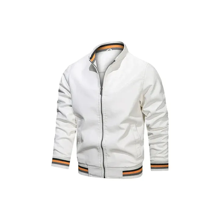 Road Racer Motorcycle Streetwear Original Leather Jacket
