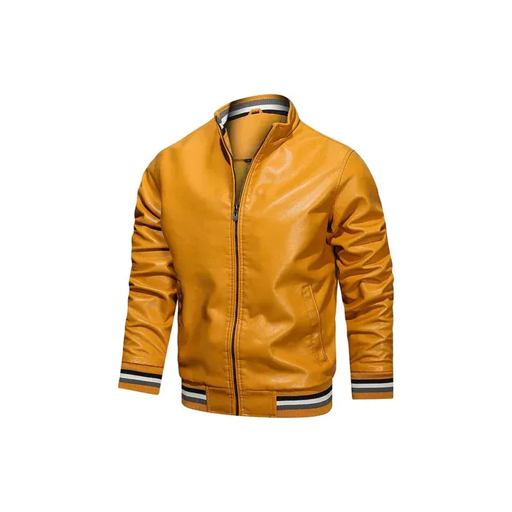 Road Racer Motorcycle Streetwear Original Leather Jacket