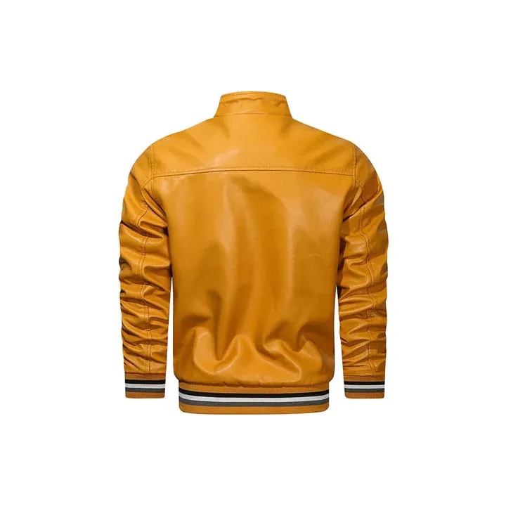 Road Racer Motorcycle Streetwear Original Leather Jacket