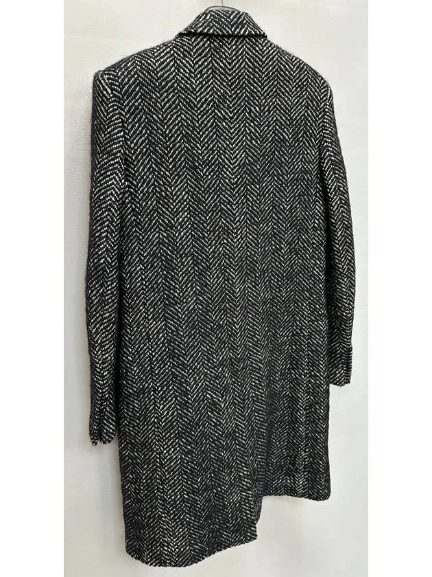 Saint Door-to-door delivery breasted Technologically advanced Double Laurent coat 40