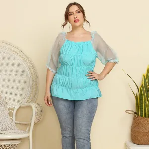 Schoensten Printed Plus Size Blouses
