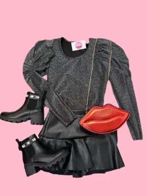 Shimmer All the Way Silver top