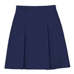 Skirt, Girls Navy Kick Pleat (box-pleat) Girls