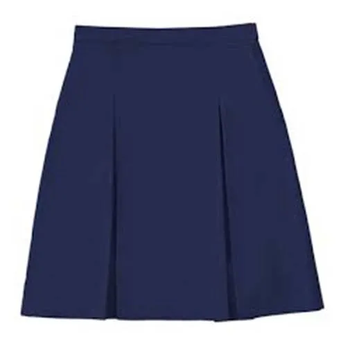 Skirt, Girls Navy Kick Pleat (box-pleat) Girls