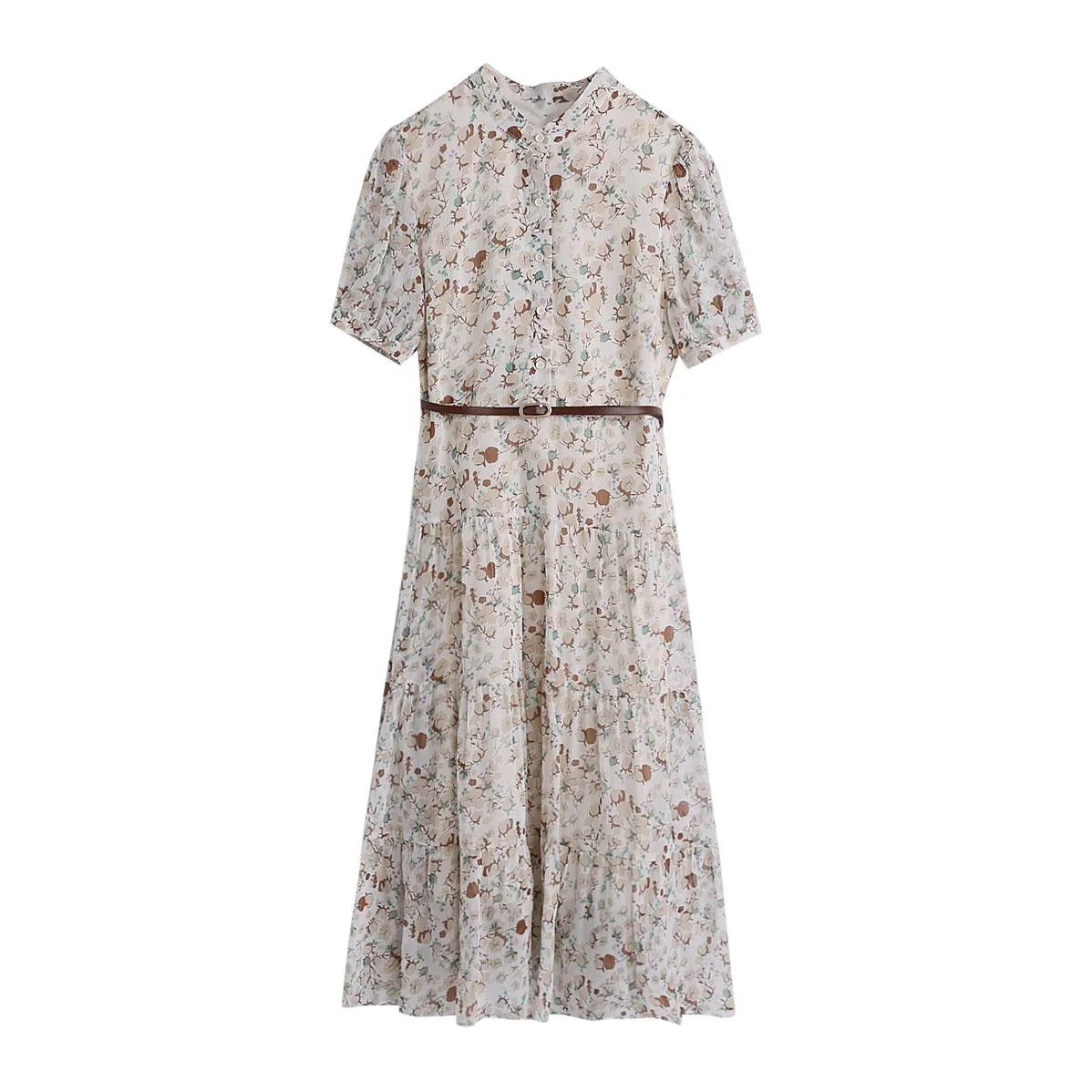 Slinky Knee-Length Sundress for Effortless Style