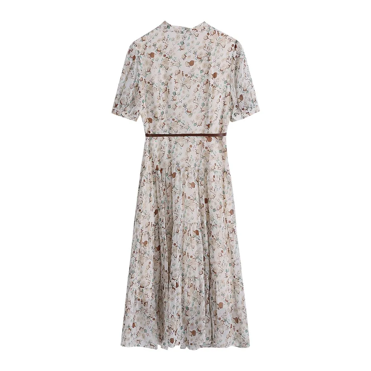 Slinky Knee-Length Sundress for Effortless Style