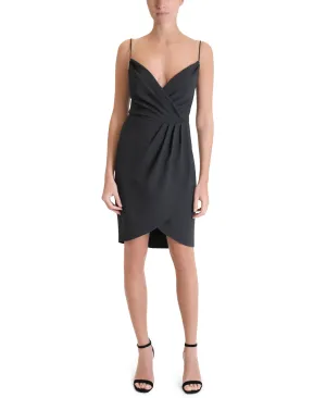 Spaghetti Strap Tulip Hem Short Dress