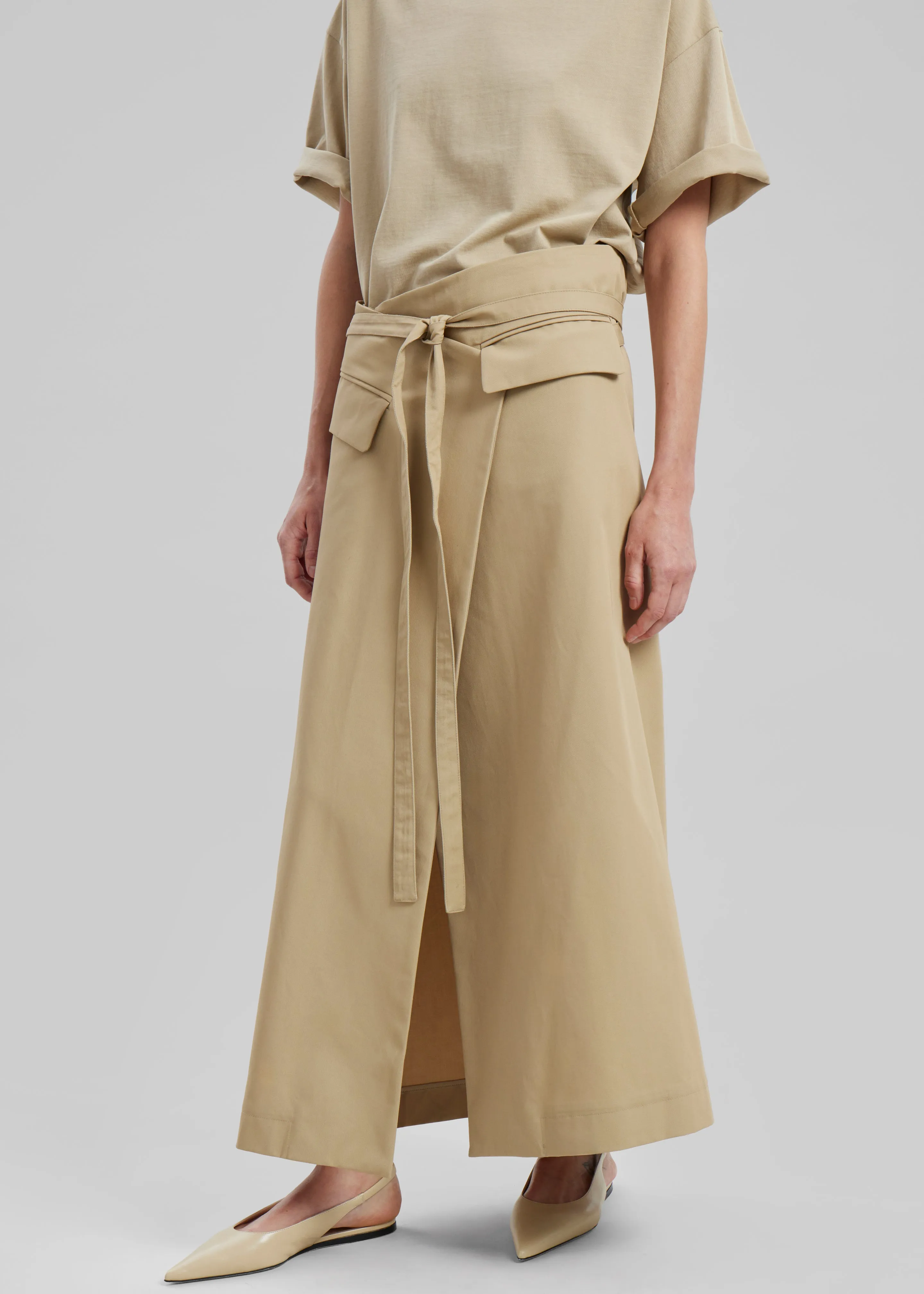 Sportmax Deserto Skirt - Beige