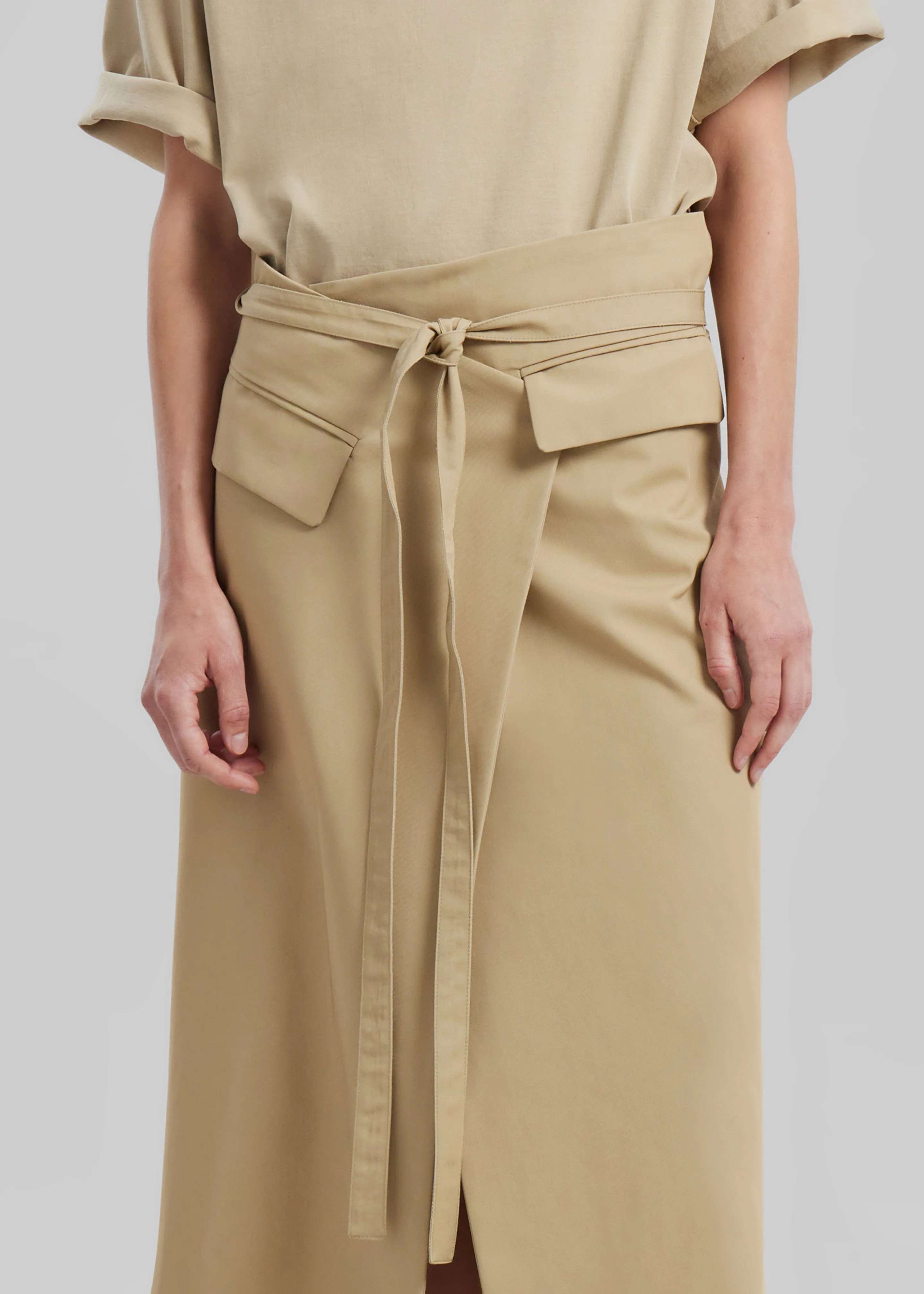 Sportmax Deserto Skirt - Beige