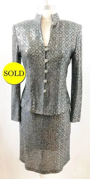 St. John Couture Dress Set Size 2