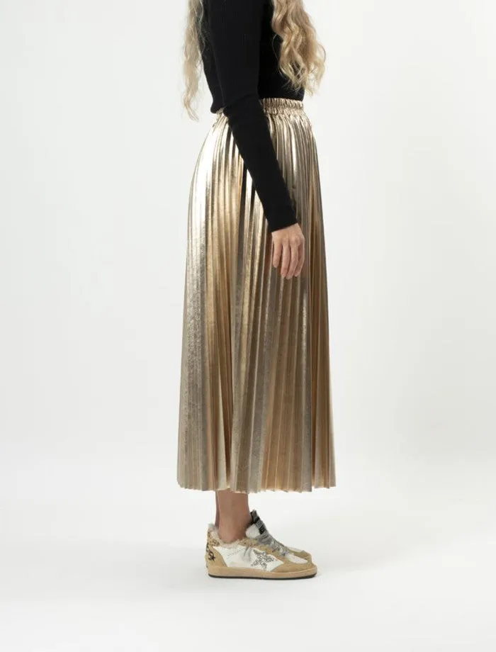 Stella   Gemma Casete Skirt | Gold