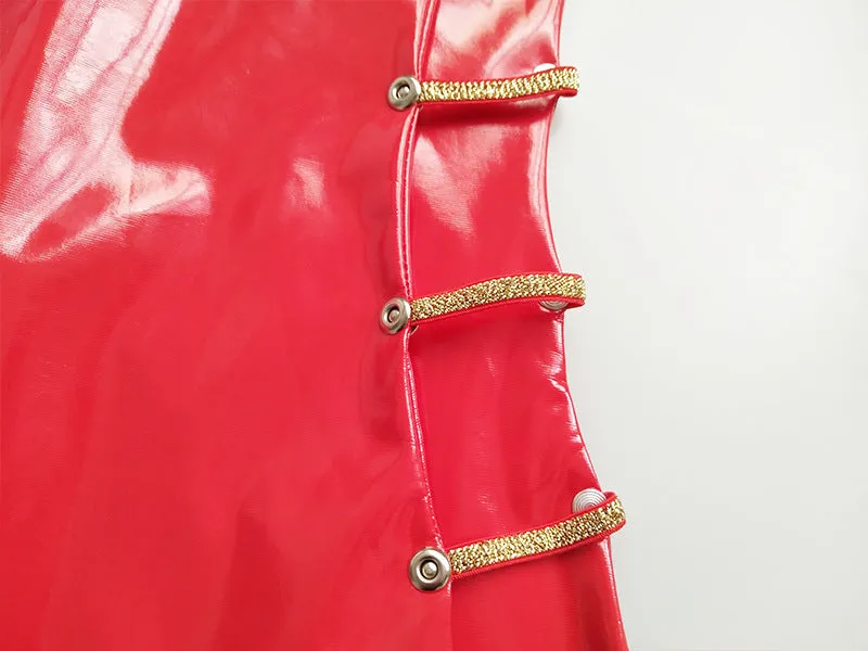 Strap Eyelet Strap PU Dress Spring and Summer Women's Bag Hip