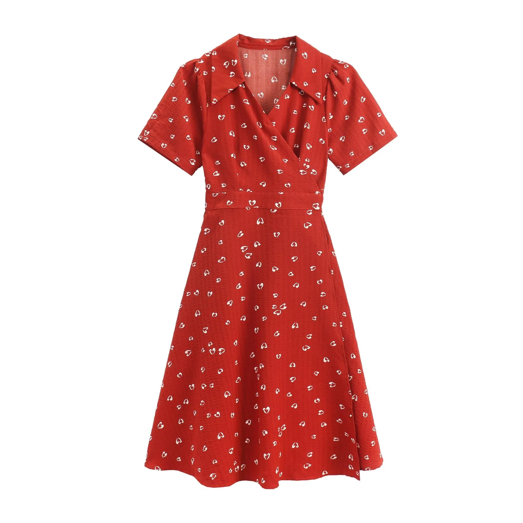 Stylish Mid Length Floral Print Dress for Modern Women