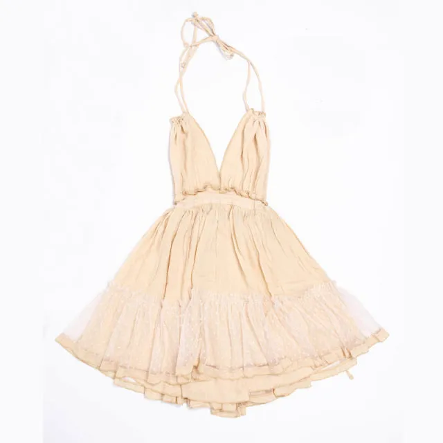 Summer Halter Boho Beach Dress