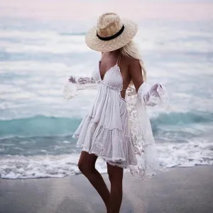 Summer Halter Boho Beach Dress