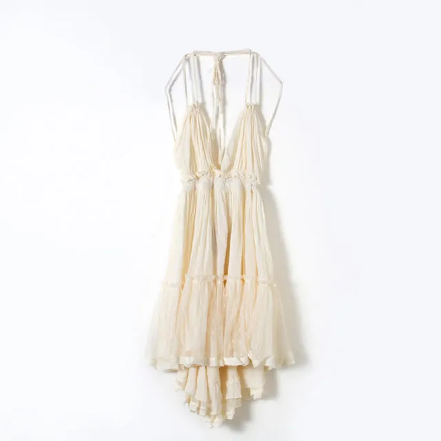 Summer Halter Boho Beach Dress