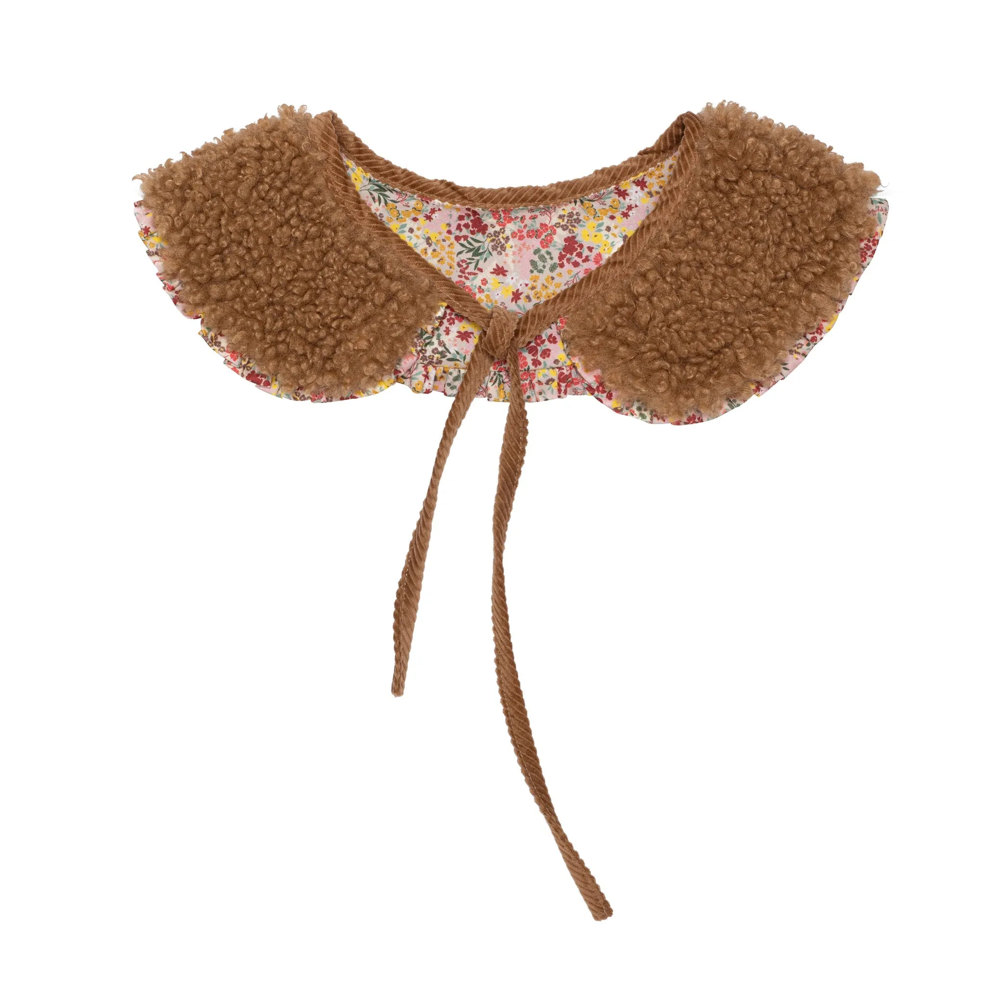 Teddy Collar Bonbon Ivy, Brown