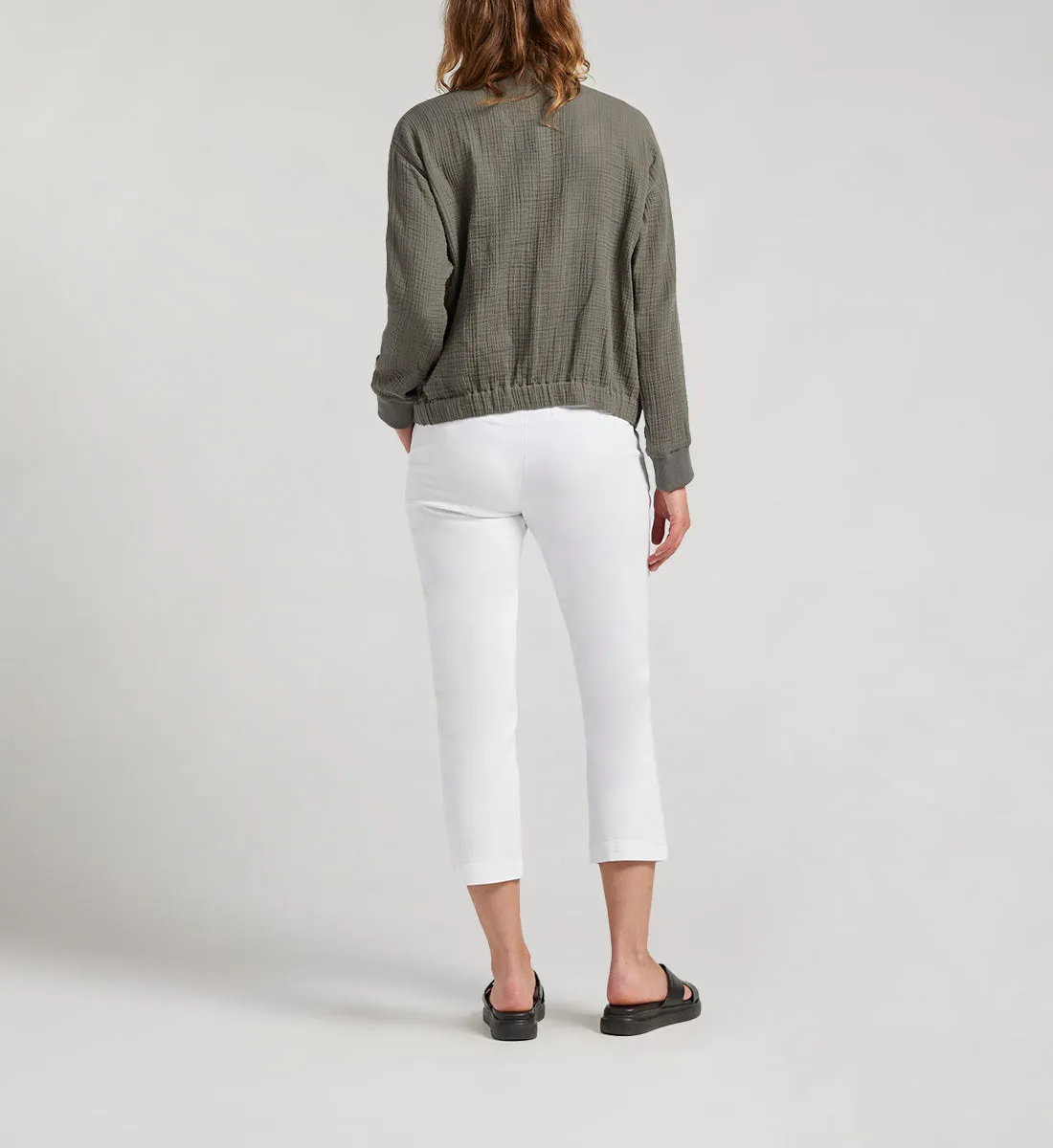Textured Bomber Jacket