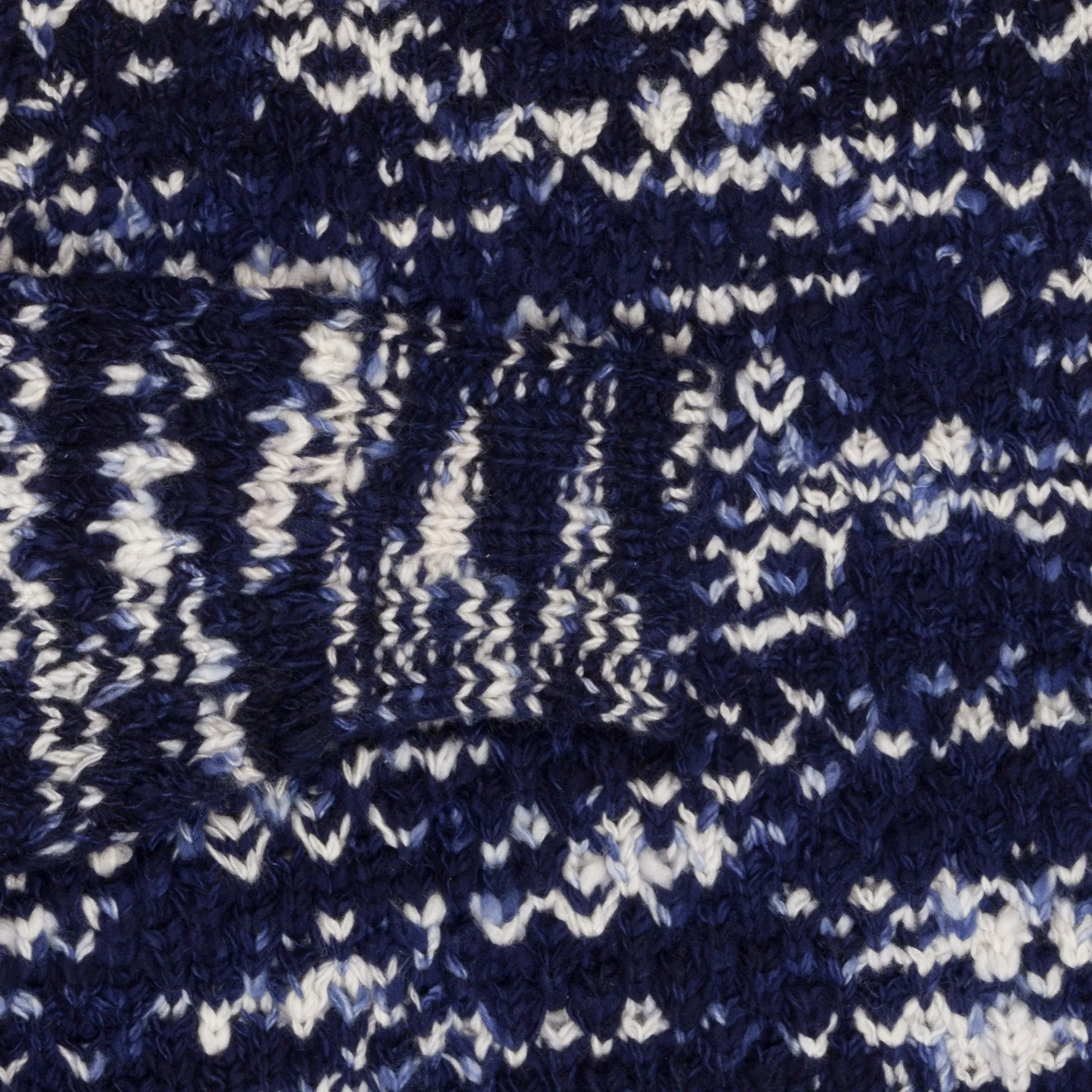 The Elder Statesman 100% cashmere tuck pop crew G blues