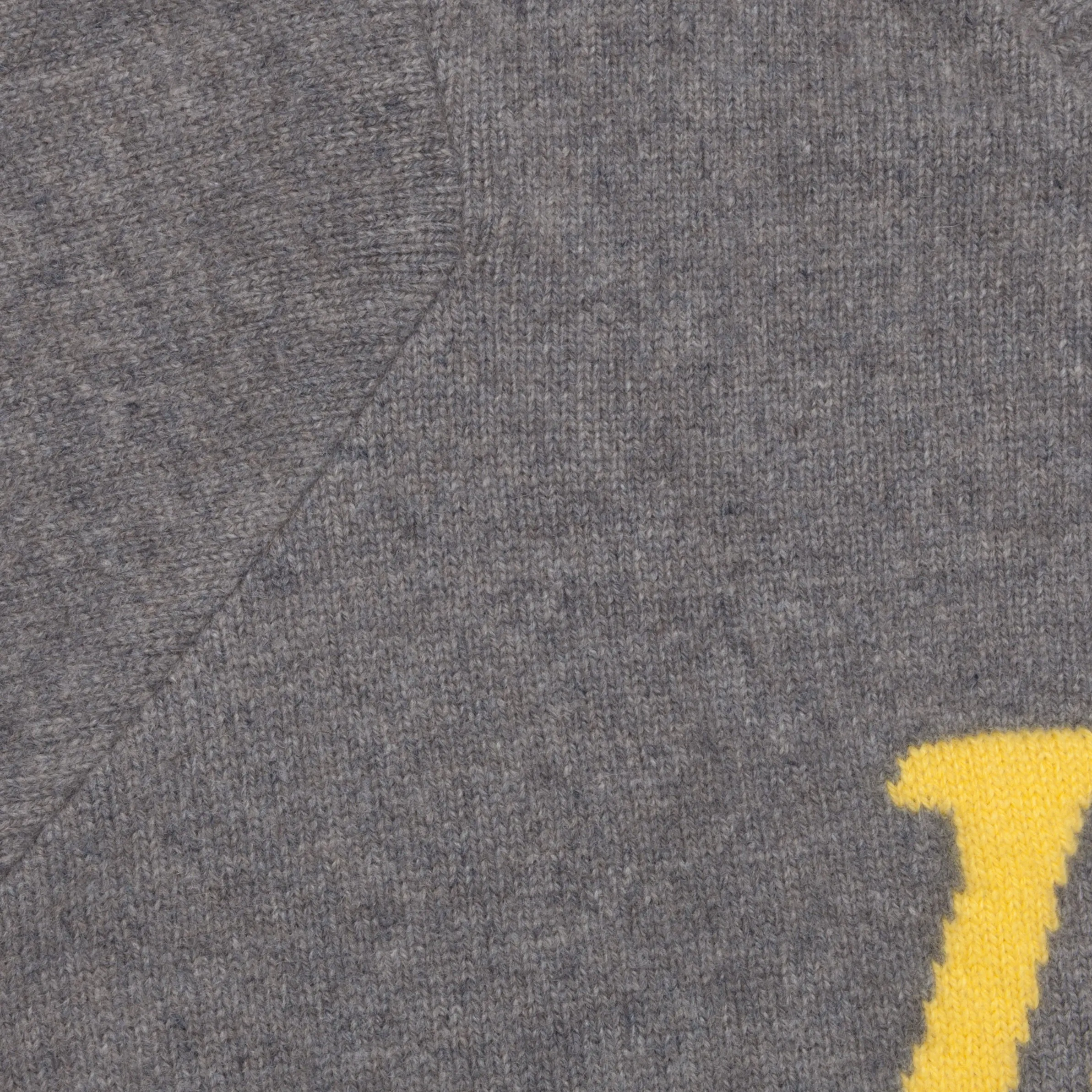 The Elder Statesman NBA sweater  LA lakers medium grey yellow