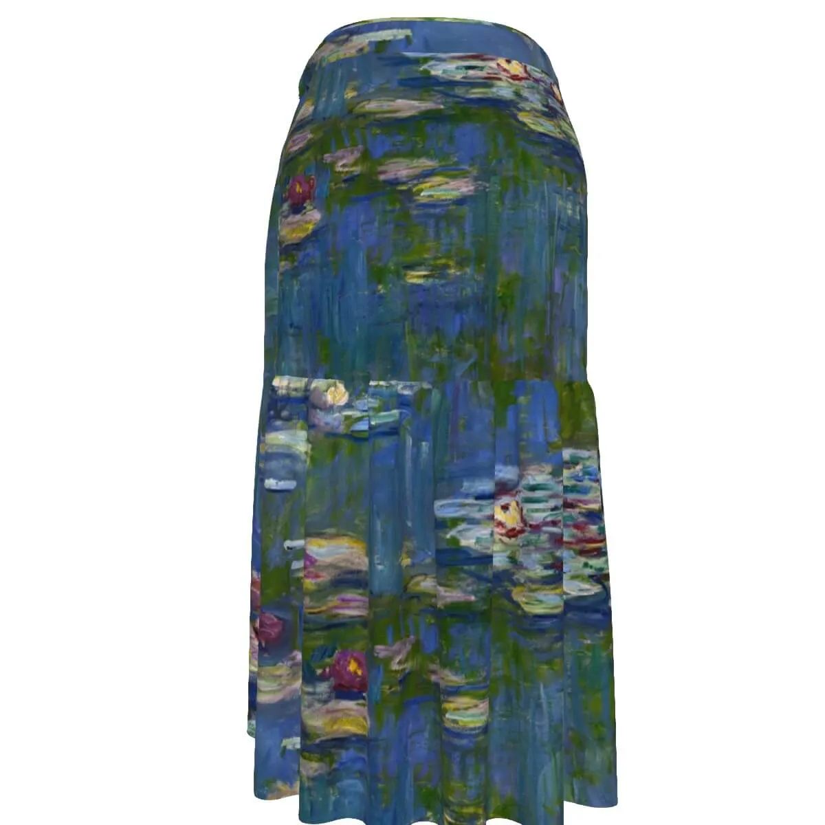 The Water Lilies by Claude Monet Wrap Skirt