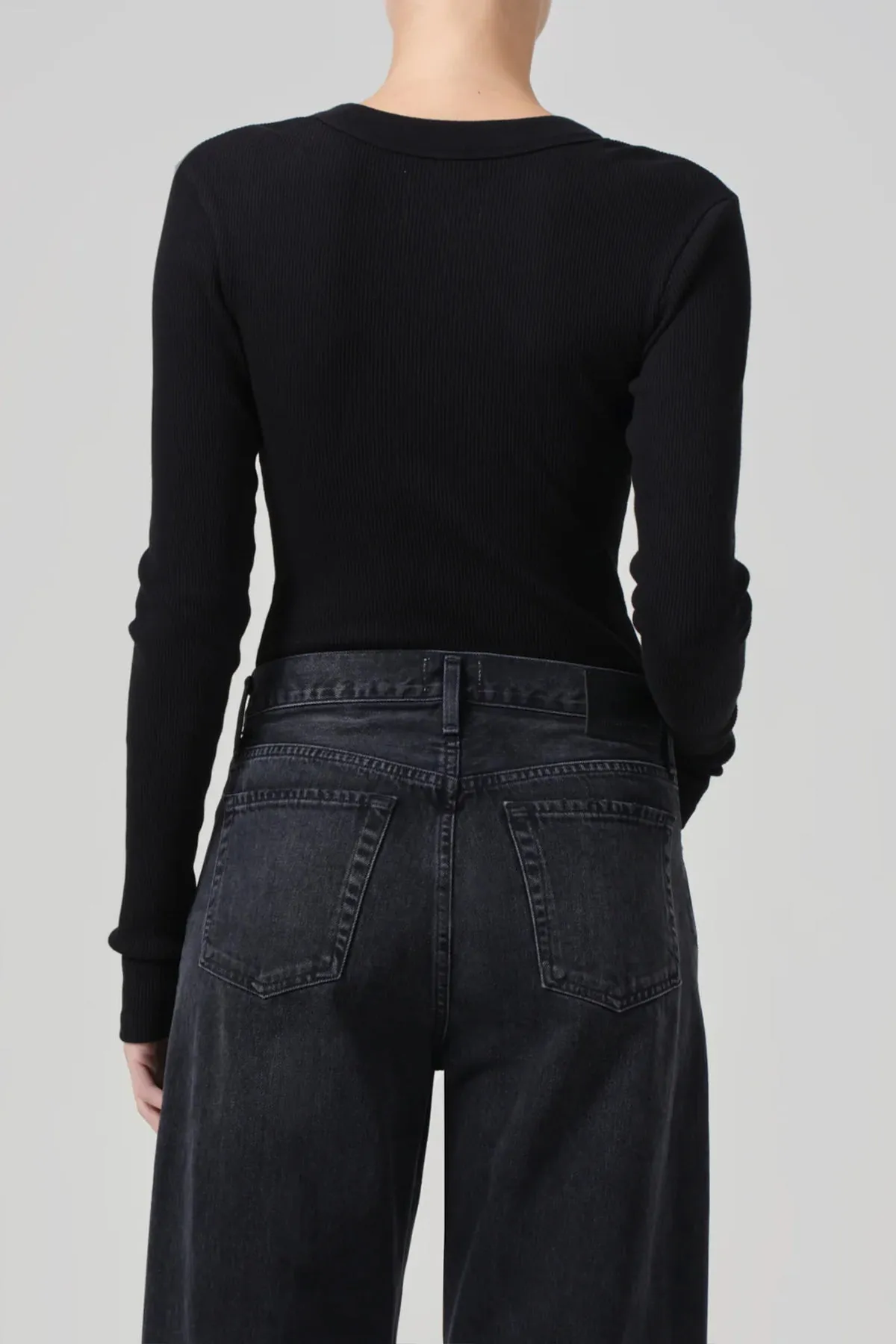 Varra Henley In Black