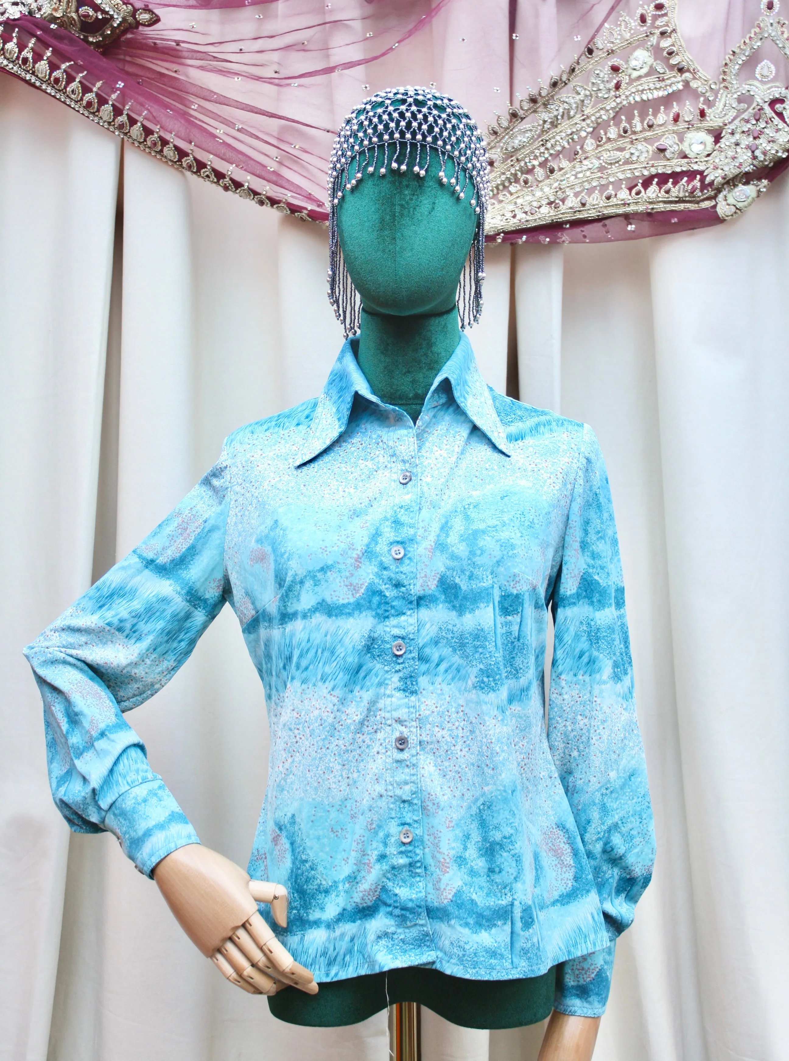 Vintage Psychedelic 70s Blouse