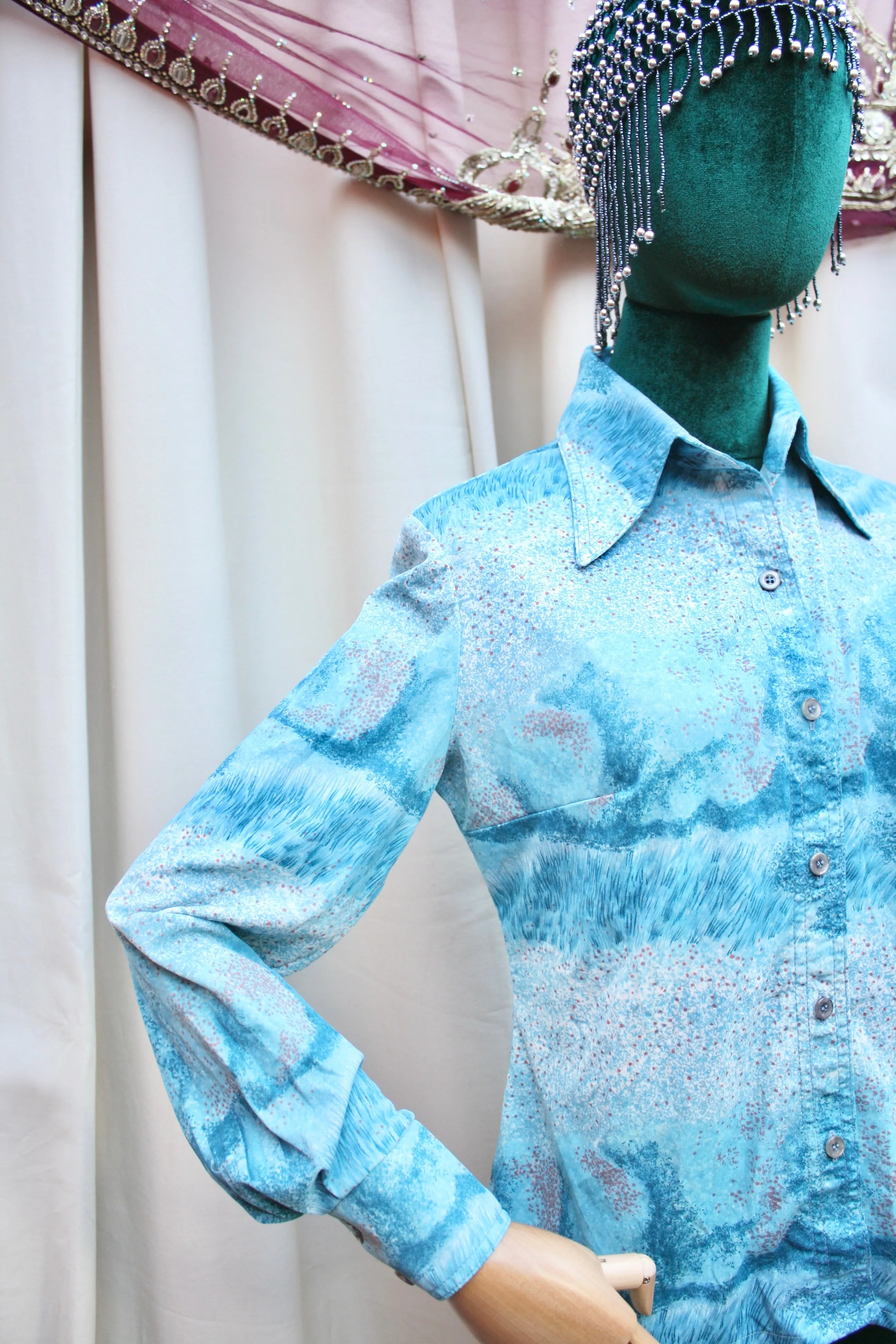 Vintage Psychedelic 70s Blouse