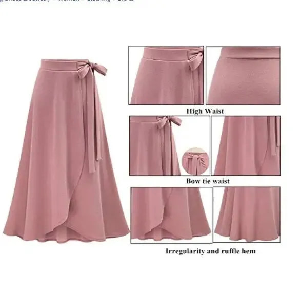 Vintage Slit Long Skirts