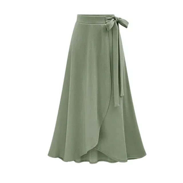 Vintage Slit Long Skirts