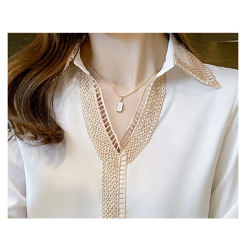 White Blouse Perfect For Office Wear