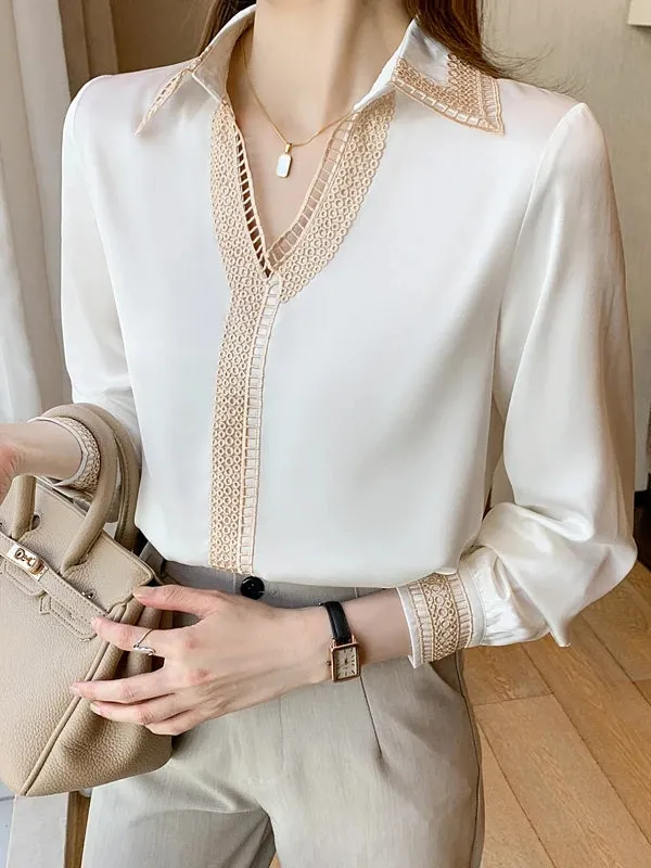 White Blouse Perfect For Office Wear