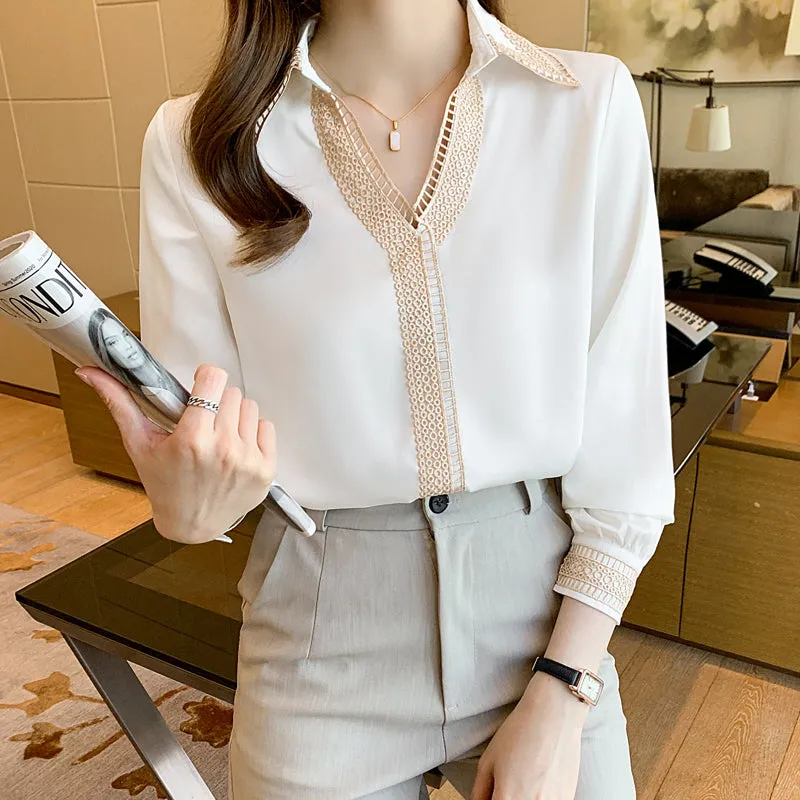 White Blouse Perfect For Office Wear
