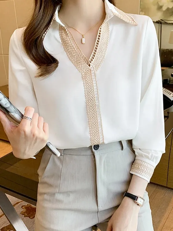 White Blouse Perfect For Office Wear