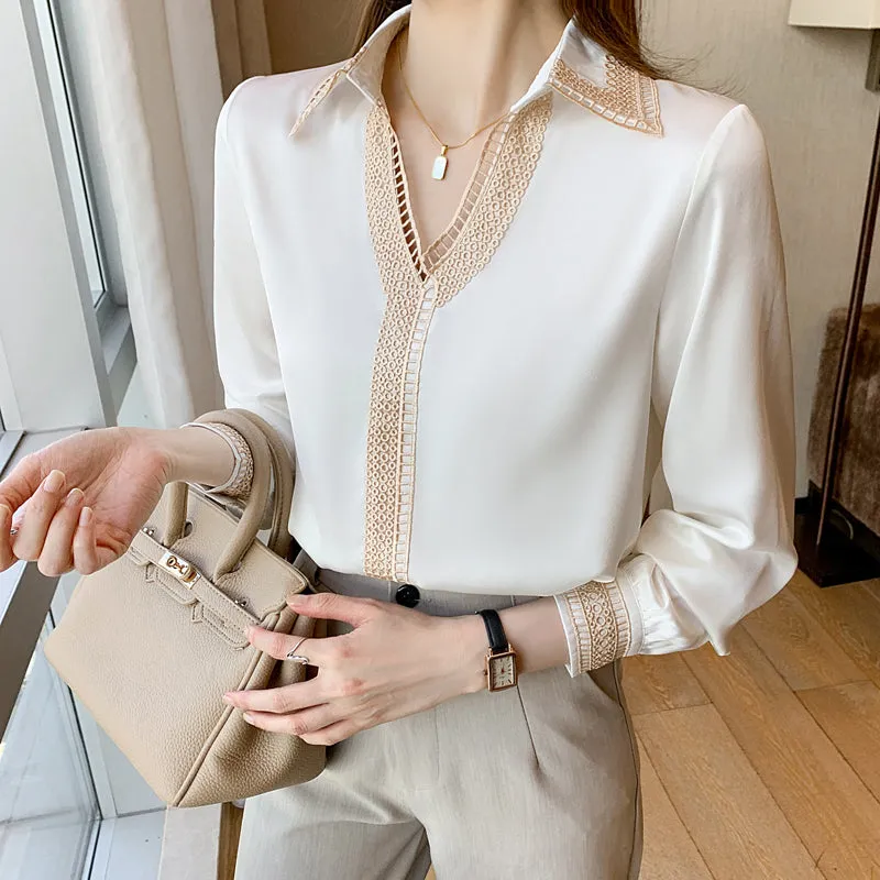 White Blouse Perfect For Office Wear