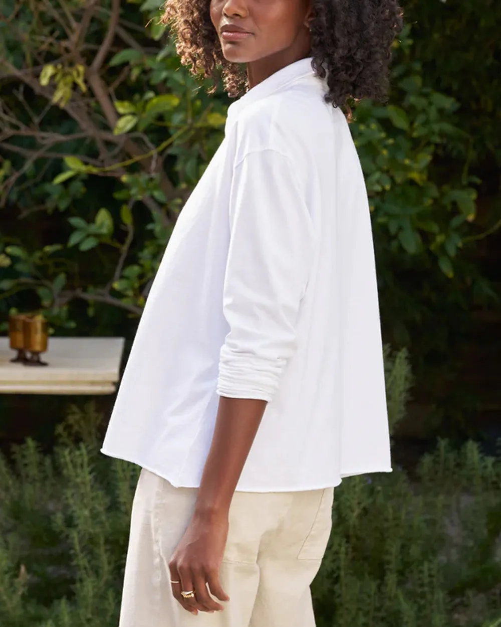 White Patrick Popover Henley