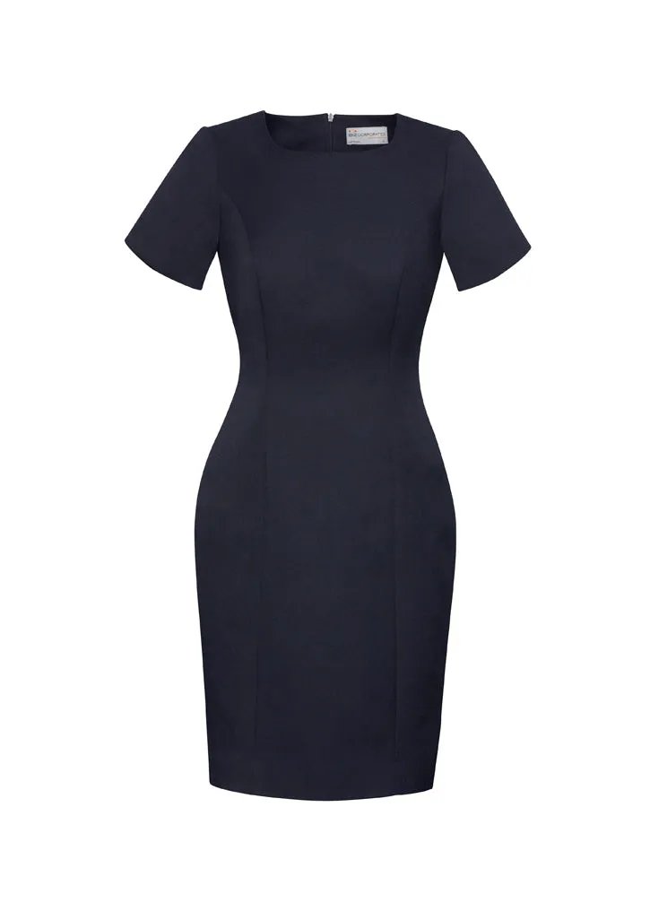 Womens Cool Stretch Short Sleeve Shift Dress