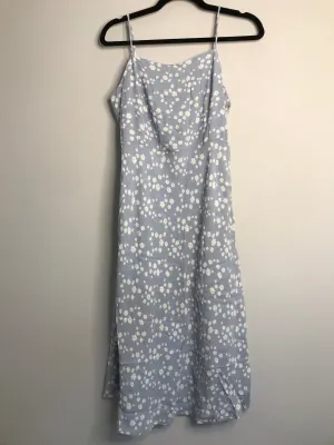 Womens Size Lg Misses Blue Her Entire Name Says Grace Dress